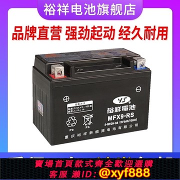 {公司貨 可打統編}裕祥摩托車電瓶YTX9-BS黃龍600/300貝納利GW250光陽25012V9A電池