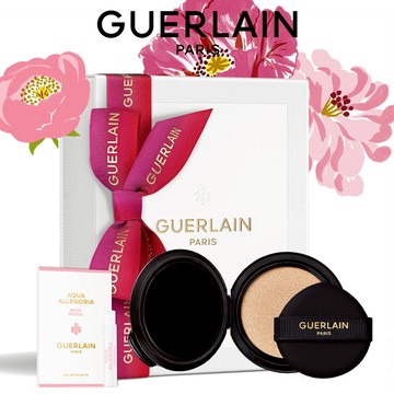 【Guerlain】嬌蘭24K純金絲光氣墊粉蕊 SPF40 PA+++｜生日快樂