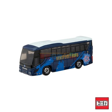 『 單位日貨 』日本正版 多美 TOMICA  特別款 甲府風林 Ventforet 足球隊 車隊 巴士