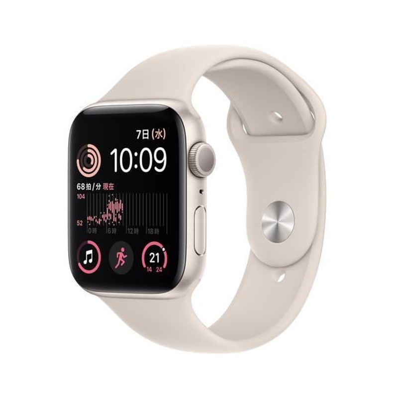 即日発送】【新古品】Apple Watch SE（GPSモデル）- スターライト