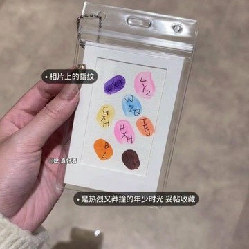 【小悅居】拍立得小卡指紋畢業放假diy手印好朋友閨蜜紀念禮物家居飾品照片網紅爆款 交換禮物