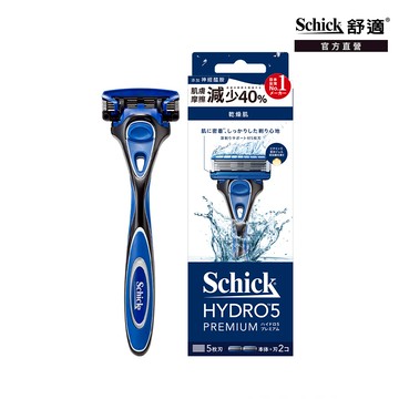 【Schick 舒適牌】水次元5Premium刮鬍刀1刀把2刀片