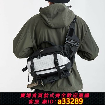 {可打統編 超低價}夜叉三代磁力吸扣斜挎包機能戰術EDC大容量單肩男斜挎包相機包