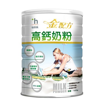 易而善 金配方高鈣奶粉  1.5kg  1罐