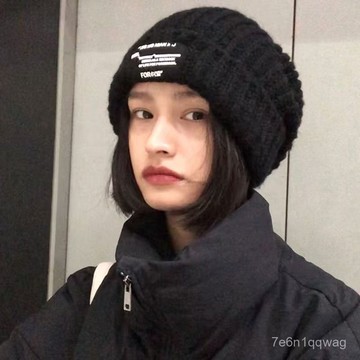 大頭圍毛綫帽 60CM 冬季毛綫帽 顯臉小 毛線帽 包頭帽 大碼針織帽 粗針織冷帽子 針織毛帽 針織冷帽 男女帽333