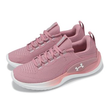 Under Armour 訓練鞋 Flow Dynamic 女鞋 粉紅 白 輕量 支撐 多功能 UA 運動鞋 3026107600