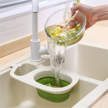 臺灣嚴選細孔鯨魚瀝水廚房洗菜果蔬多功能家用水果水池堵塞過濾殘渣水槽網