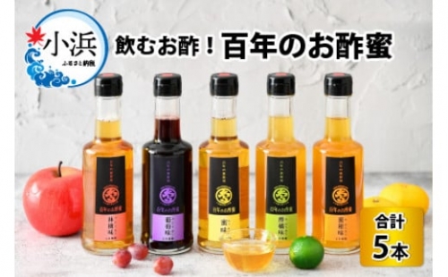 百年のお酢蜜　200ml×5本