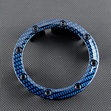 皮斯摩特 EPIC |  水轉印 卡夢 碳纖維 油箱飾圈 油箱飾環 油圈 光陽車系 雷霆 S G6 G5 雷霆王 藍色