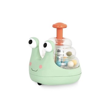 美國【B.TOYS】光速蝸仔 按壓玩具 聲光玩具 生日禮物 周歲禮物 兒童節禮物-MiffyBaby