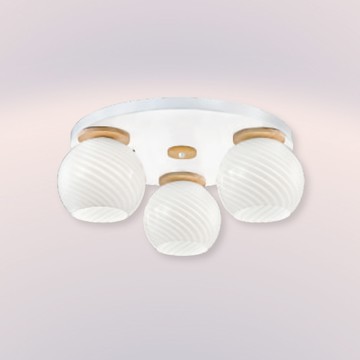 台灣玻璃原木造型吸頂燈 F37-21-92444