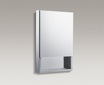 【麗室衛浴】美國 KOHLER VERDERA 多功能鏡櫃 K-26388T-L-NA (50cm)