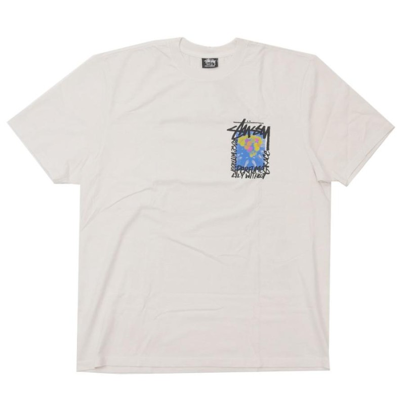 新品 ステューシー STUSSY Camellias Pig Dyed Tee Tシャツ NATURAL