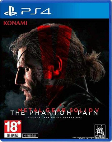 索尼PS4遊戲片      合金裝備5 幻痛 潛龍諜影 MGS5   繁體中文 全新/二手