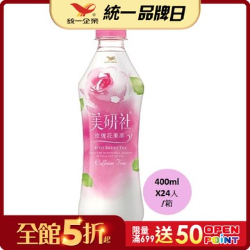美研社 玫瑰花果茶PET400mlx24入/箱