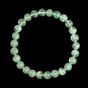 【正佳珠寶】翠幽靈 頂級金字塔翠幽 6.8-7.3mm 翠幽靈手珠