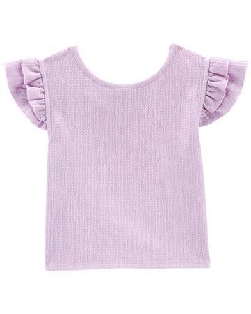 Kid Boxy Fit Ruffle Top