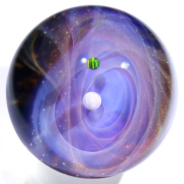 51mm 宇宙玻璃球擺設 no.M149