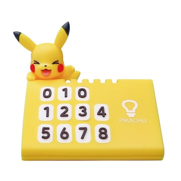 PoKeMoN 寶可夢 公仔停車號碼牌  皮卡丘  1個