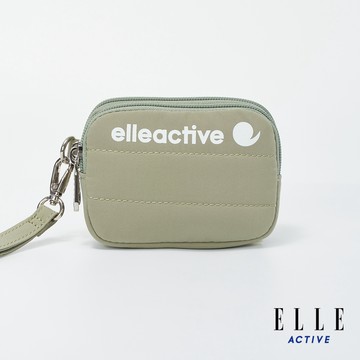 【ELLE ACTIVE】輕量多功能隨身小包/ 零錢包/ 手腕包/ 手拿包-綠色 (EA25S2FB701-45)