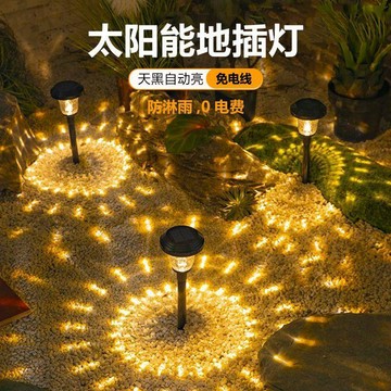 🔥在臺出貨🔥太陽能燈戶外燈庭院燈別墅花園院子佈置造景裝飾草坪燈氛圍燈路燈