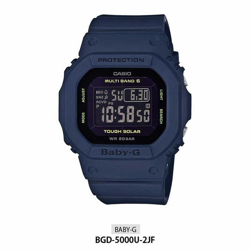 BABY-G レディース腕時計 電波ソーラー BGD-5000 CASIO カシオ 国内 