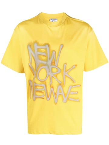Honey Fucking Dijon - Basquiat graphic-print T-shirt - unisex - Cotton - M - Yellow