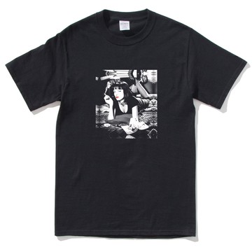 Pulp Fiction 90s 短袖T恤 3色 黑色追緝令 Uma Therman 人物圖案 電影