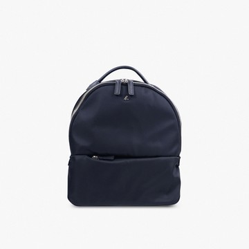 agnes b.Voyage 拼接材質後背包小款(深藍色)