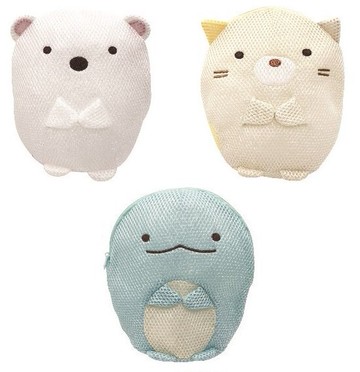 大賀屋 日貨 角落生物 洗衣袋 網袋 洗衣網 滾筒袋 護洗袋 SAN-X 角落小夥伴 正版 J00018935