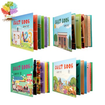 【樹年】蒙氏兒童busy book啟蒙安靜書手工早教材料包智力玩具粘貼書邏輯思維鍛鍊親子互動早教DIY常識認知套服遊戲