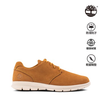 Timberland 男款小麥色皮革低筒休閒鞋|A411H231