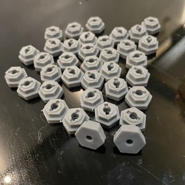 ✿AREA.TOY✿UD1601/1602 SG1603/1604 光固化12mm結合器 六角輪座 厚度4mm 一車