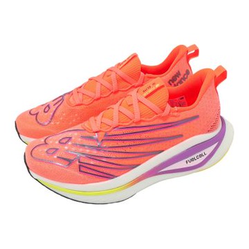 New Balance NB 競速跑鞋 FuelCell SuperComp Elite V3 D 寬楦 女鞋 橘白 碳板 緩衝 WRCELCC3-D
