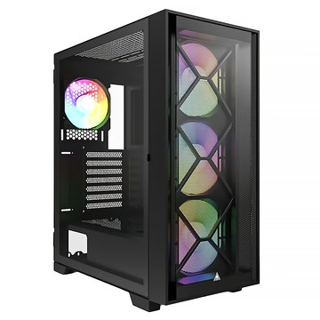 MONTECH 君主 豪華版 Air 1000 PREMIUM BLACK 電腦機殼 預裝四顆ARGB風扇  1個