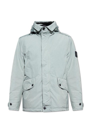 Stone Island High-neck Hooded Jacket