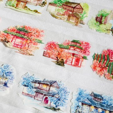 四季風致 PET 膠帶 5米卷