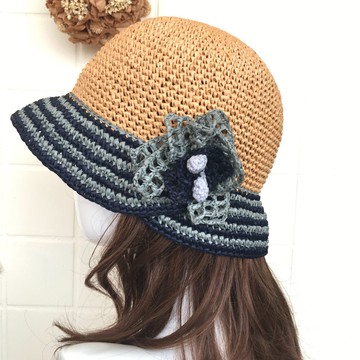 不要小看自己防曬散步遮陽帽/紙拉菲草/草帽/防曬