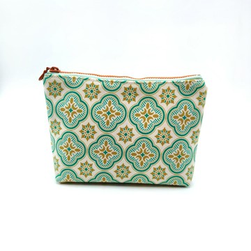 Miranda Handmadex覓品竹北手作店-化妝包/收納包-花磚