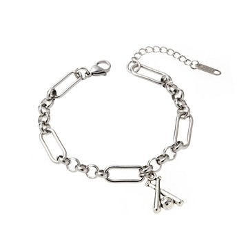 [鋼飾] 棒球聯盟手鍊 / 2 Size / Baseball League Bracelet
