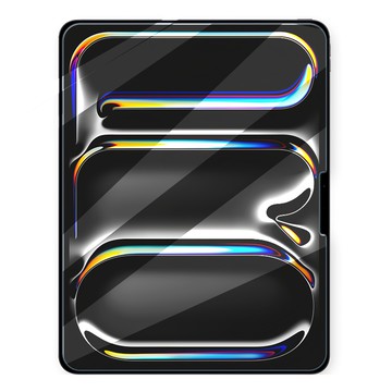 清透抗刮Pro+版 9H鋼化玻璃膜  2024 iPad Pro 11吋  透明色  1個