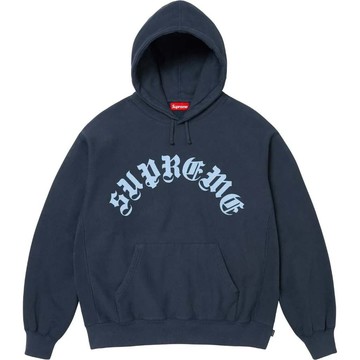 「Doushop」Supreme Printed Arc Hooded Sweatshirt Navy AW2