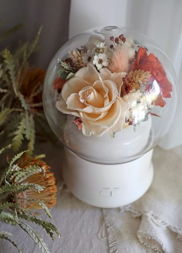 - 永生花香氛機 - 客製化禮物 空氣芳香機 精油噴霧 母親節禮物