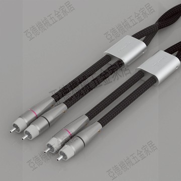 Monosaudio A203R0R 單晶銅鍍銀混合高保真互連音響功放RCA信號線【亞德機械五金家居】