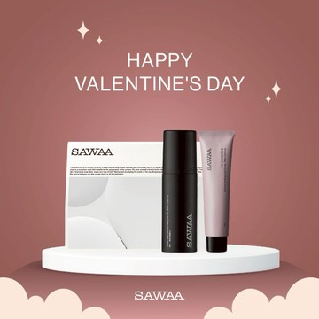 ［快速出貨］【SAWAA】情人節快樂❤️優雅時光禮盒(髮油+護手霜75ml)
