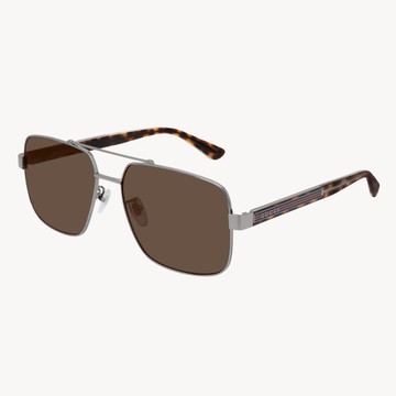 GUCCI｜GG0529S-002 飛行員金屬太陽眼鏡【葛洛麗雅眼鏡】