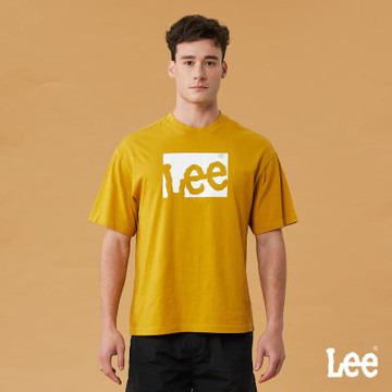 Lee 男女款 季節性版型 方形大LOGO短袖圓領TEE 六色