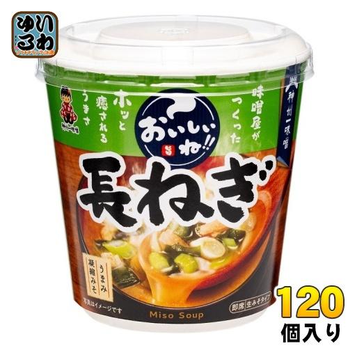 神州一味噌 カップみそ汁 おいしいね!! 長ねぎ 120個 (6個入×20 まとめ買い) 味噌汁 即席 インスタント