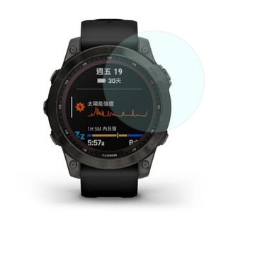 GARMIN Fenix 7 Solar 硬度9H優化防爆玻璃錶面螢幕保護貼