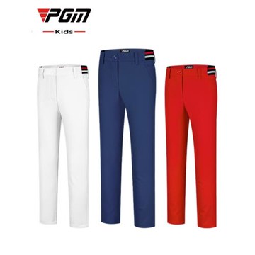 秋冬款PGM兒童高爾夫服裝 女童運動長褲加厚防風面料褲子球褲